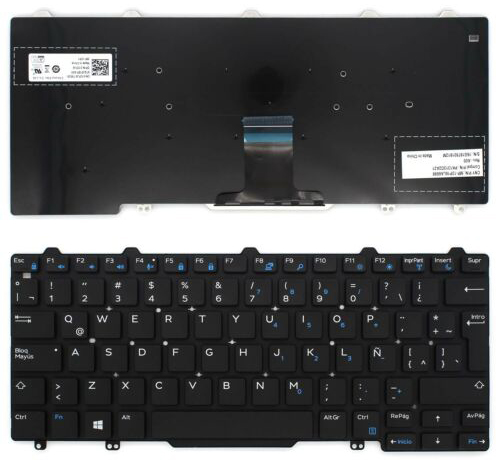 Laptop-Tastatur Ersatz für Dell Latitude-E7270 