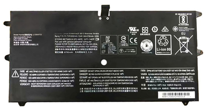 PC batteri Erstatning for LENOVO Yoga-900S-12ISK 