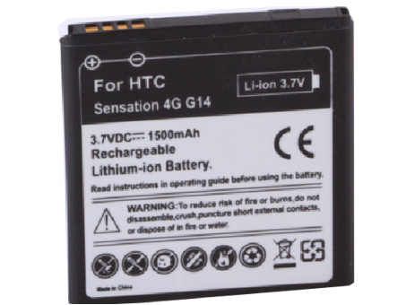 Mobiltelefon Batteri Erstatning for HTC Sensation 4G 