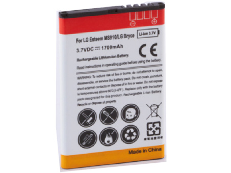 Mobile Phone Battery Replacement for LG Esteem Bryce MS910 Mobile Phone Battery Replacement for LG Esteem Bryce MS910
