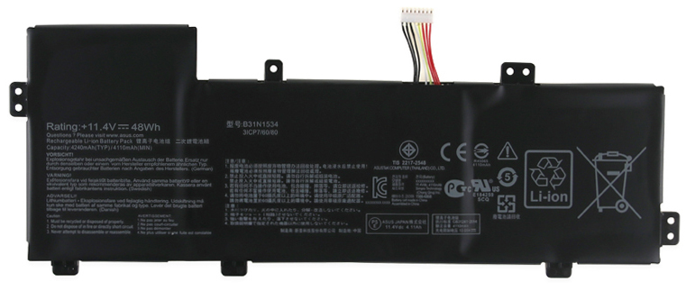 Laptop Battery Replacement for Asus ZenBook-UX510UX-CN216T 