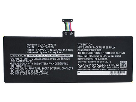 bateria do portátil substituição para Asus VivoTab-TF600T 