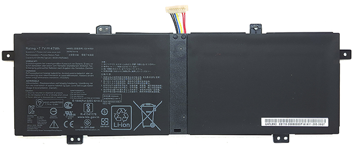 PC batteri Erstatning for ASUS ZenBook-14-UM431DA-Series 