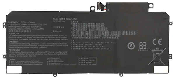 Bateria Laptopa Zamiennik Asus UX360CA-UBM1T Bateria Laptopa Zamiennik Asus UX360CA-UBM1T