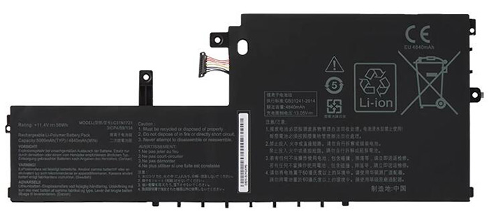 PC batteri Erstatning for ASUS C31N1721 