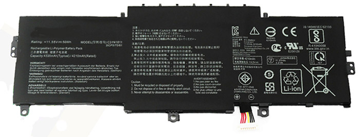 노트북 배터리 에 대한 교체 Asus ZenBook-14-UX433FA 