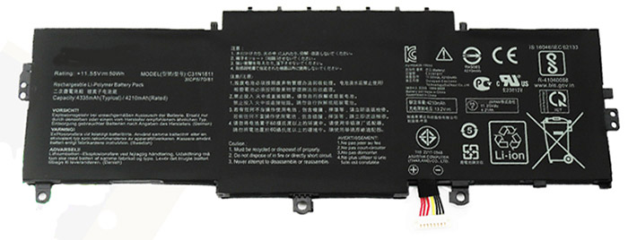 PC batteri Erstatning for ASUS C31N1811 