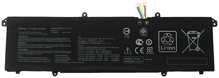 Baterai laptop penggantian untuk asus M4600I 