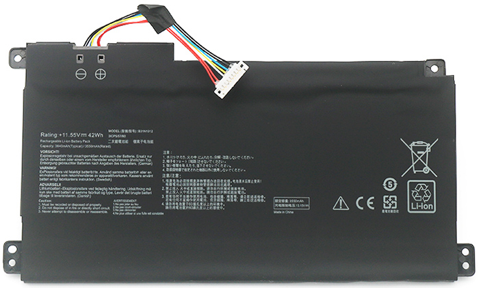 แบตเตอรี่แล็ปท็อป เปลี่ยน Asus VivoBook-14-E410M 