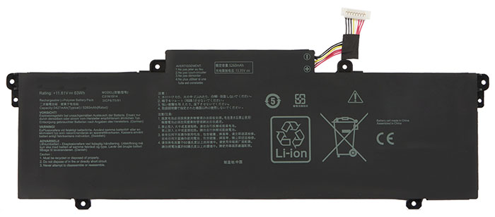 Laptop Battery Replacement for asus ZenBook-14-Ultralight-UX435EAL-AP1643T 