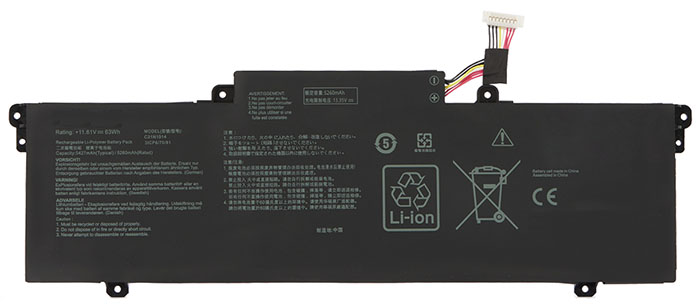 PC batteri Erstatning for Asus ZenBook-14-UX435EA-A5022T 