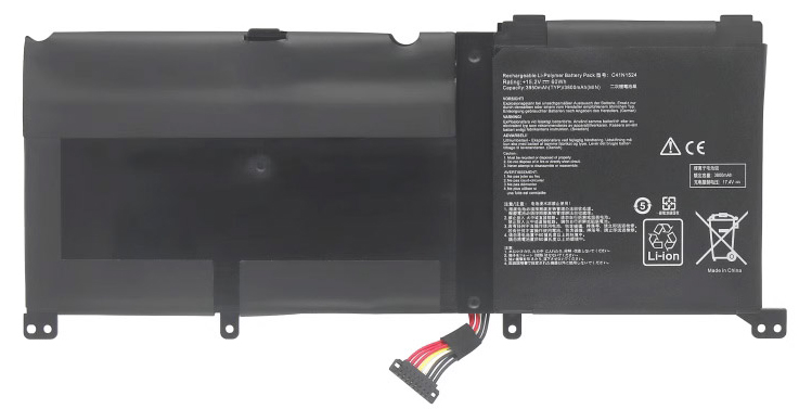 PC batteri Erstatning for asus G501VW-FY081T 