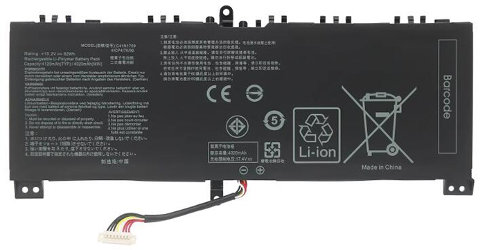 PC batteri Erstatning for asus ROG-STRIX-GL503VS-EI018T 