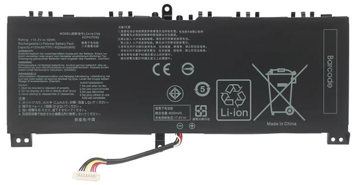 Baterai laptop penggantian untuk ASUS ROG-STRIX-GL503VS-EI049T Baterai laptop penggantian untuk ASUS ROG-STRIX-GL503VS-EI049T