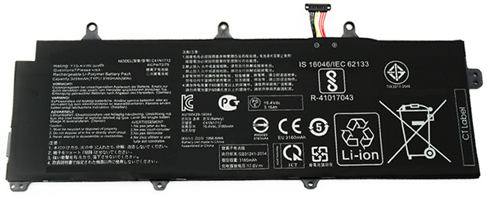 PC batteri Erstatning for ASUS Zephyrus-GX501 