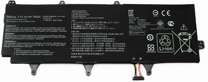 bateria do portátil substituição para ASUS ROG-ZEPHYRUS-S-GX735GX-Series 