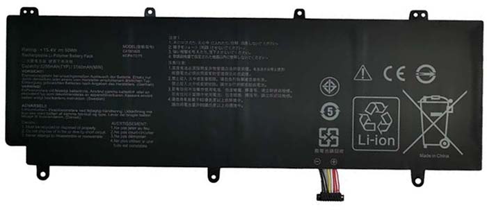 Baterai laptop penggantian untuk Asus ROG-Zephyrus-S-GX531GS-Series Baterai laptop penggantian untuk Asus ROG-Zephyrus-S-GX531GS-Series