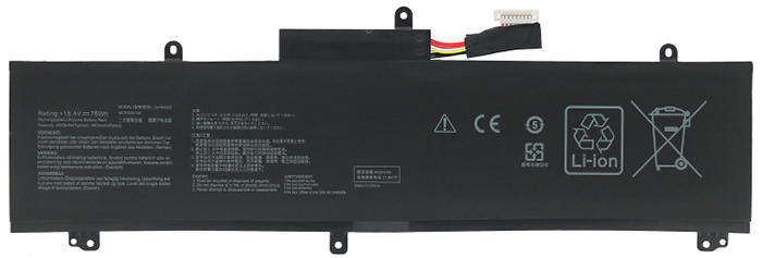 batérie notebooku náhrada za ASUS ROG-Zephyrus-S-GX502GW 