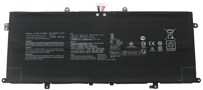 PC batteri Erstatning for Asus ZenBook-Flip-13-UX363JA-Series 