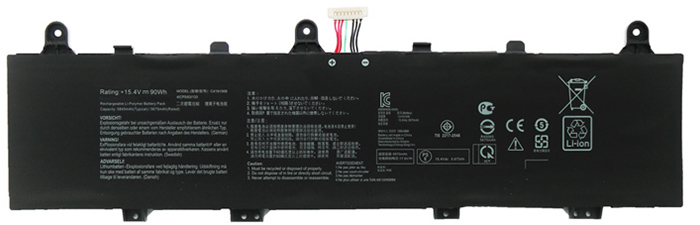 bateria do portátil substituição para Asus ROG-Zephyrus-Duo-15-GX550LXS 