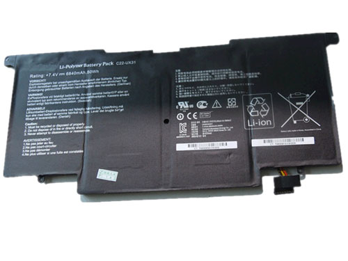 Notebook Akku Ersatz für Asus UX31-Ultrabook-Series 