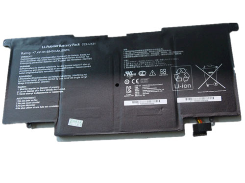 PC batteri Erstatning for ASUS UX31 