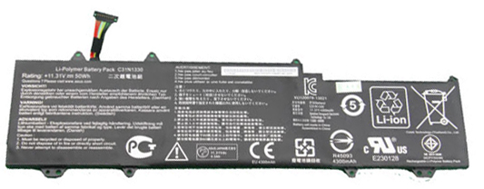 PC batteri Erstatning for ASUS 0B200-00070200 