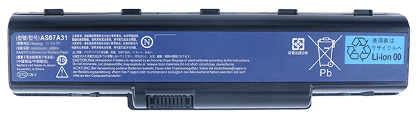PC batteri Erstatning for ACER AS07A72 