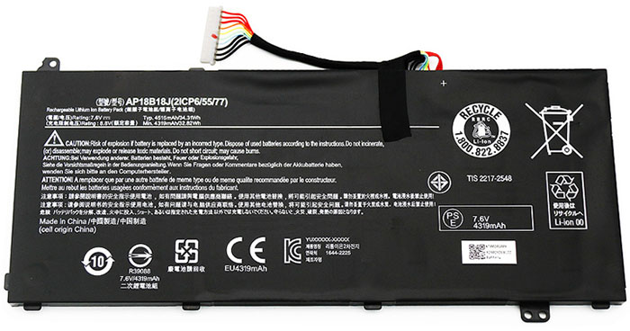 PC batteri Erstatning for acer A314-32 