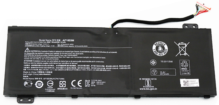 Laptop baterya kapalit para sa ACER Nitro-5-AN517-51-Series 