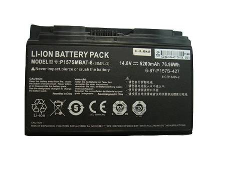 Laptop Battery Replacement for CLEVO P157SMBAT-8 