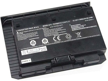 komputer riba bateri pengganti CLEVO P375S 