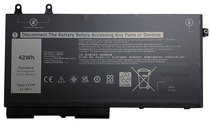 PC batteri Erstatning for Dell 1V1XF PC batteri Erstatning for Dell 1V1XF