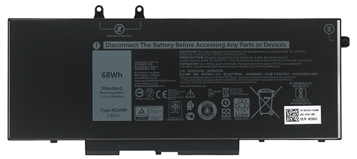 Laptop Battery Replacement for dell 04GVMP 