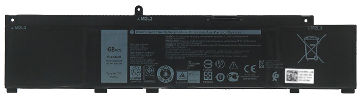 komputer riba bateri pengganti Dell G3-3500 
