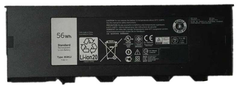 Baterai laptop penggantian untuk Dell Latitude-12-7404 