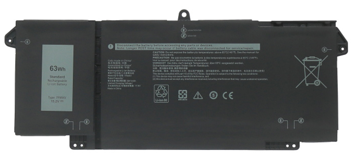 PC batteri Erstatning for Dell 0TN2GY 