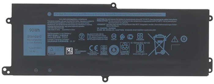 PC batteri Erstatning for DELL Alienware-Area-51m-R2 