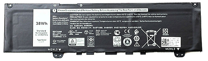 PC batteri Erstatning for Dell Ins-13-7370-D1701S 