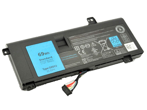 PC batteri Erstatning for DELL 8X70T 