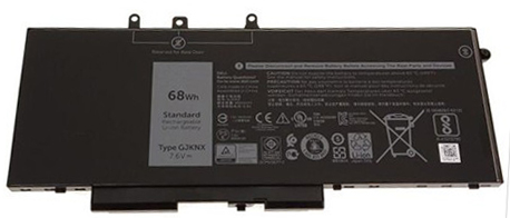 Baterai laptop penggantian untuk DELL GD1JP 