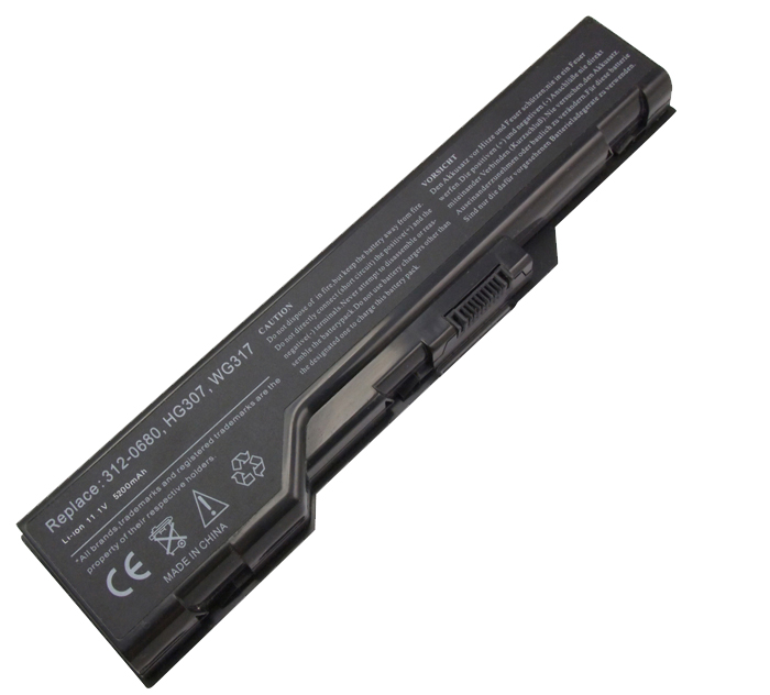 PC batteri Erstatning for Dell 0KG530 