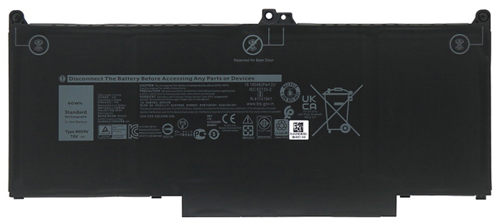 Baterai laptop penggantian untuk Dell 5VC2M Baterai laptop penggantian untuk Dell 5VC2M