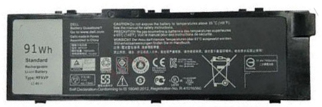 Baterai laptop penggantian untuk DELL Precision-15-7000-Series Baterai laptop penggantian untuk DELL Precision-15-7000-Series