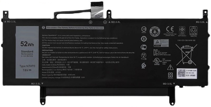 Laptop Battery Replacement for dell Latitude-9510-2-in-1-Series 