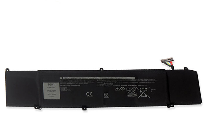 PC batteri Erstatning for DELL Alienware-ALW15M-D1735R 
