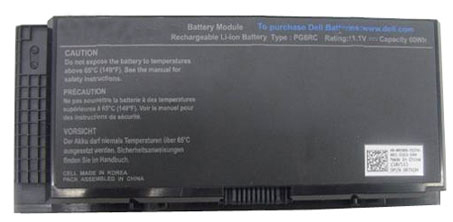 PC batteri Erstatning for DELL Precision M4600 series 