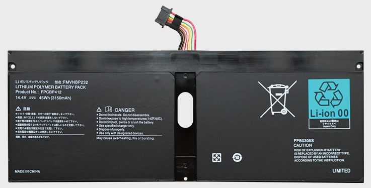 PC batteri Erstatning for fujitsu Lifebook-U904-Series 