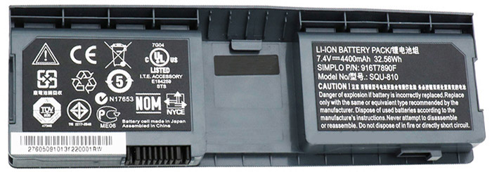 Baterai laptop penggantian untuk fujitsu SQU-810 