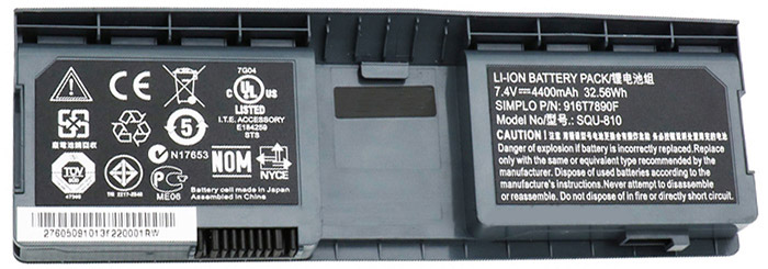 Laptop Battery Replacement for fujitsu SQU-810 